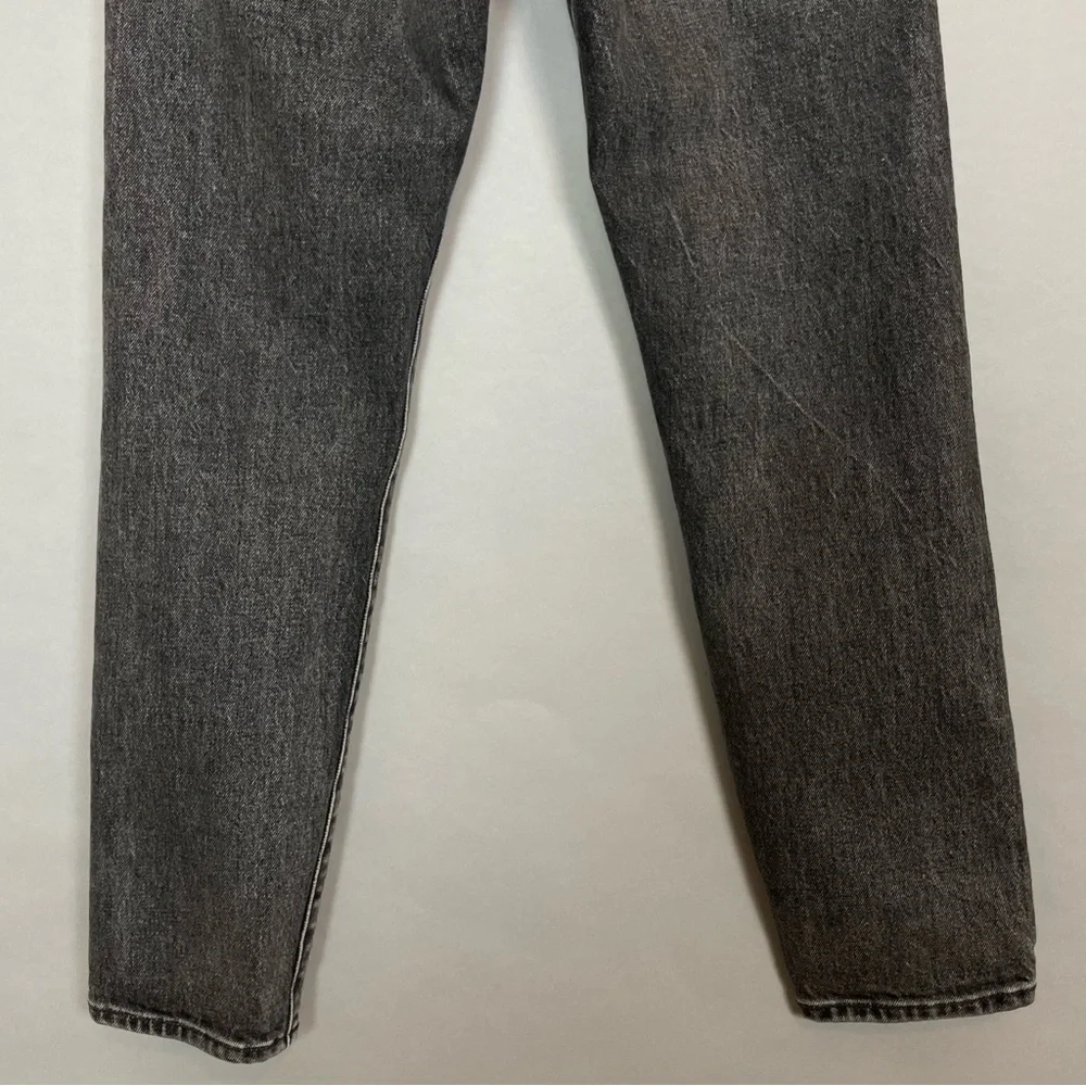 Levi's Wedgie Icon Jeans Better Weather Women Size 25‎ Gray Button Fly Tapered
